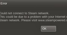 steam network problem steam network problem